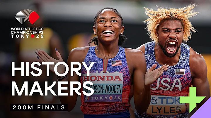 UNSTOPPABLE Lyles and Jefferson-Wooden claim 200m crowns for USA | Tokyo Top Performance Day 7