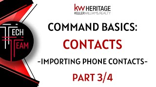 Techy Tuesday - Command Basics: How to Import Phone Contacts into Command