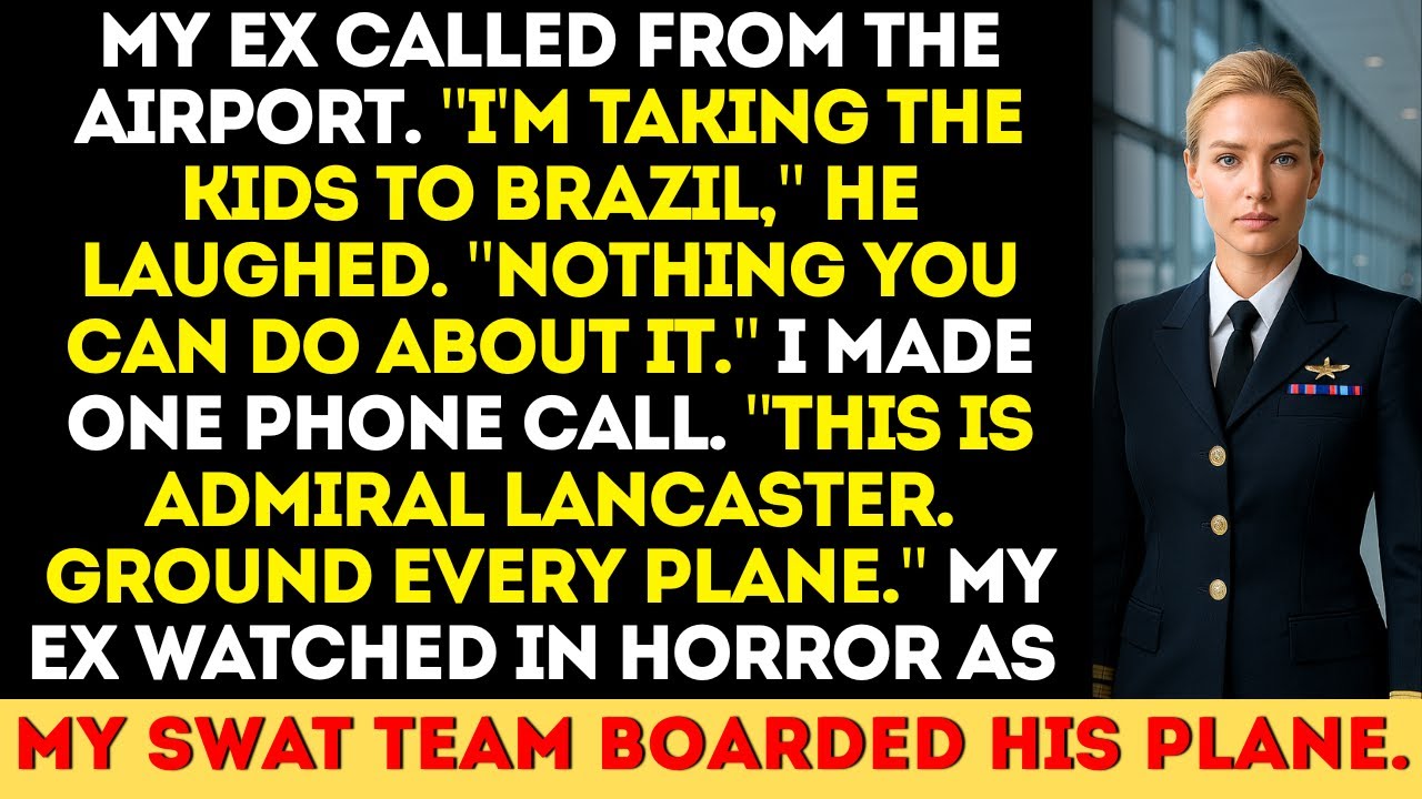 “I’m Taking The Kids,” My Ex Taunted From The Plane—So I Grounded The Entire Airport…