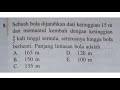 Sebuah Bola Dijatuhkan Dari Ketinggian