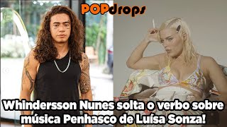 Whindersson Nunes solta o verbo sobre música Penhasco de Luísa Sonza! #PopDrops @PopZone