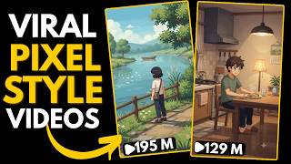 How to Create VIRAL AI Pixel Style Videos for FREE (New Viral Niche) screenshot 1