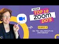 Top 10 Zoom Do’s Number 8: Use the Collaborative Whiteboard