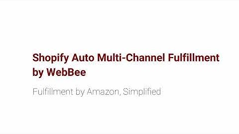 Auto Multichannel Fulfillment App for Shopify Configuration Demo
