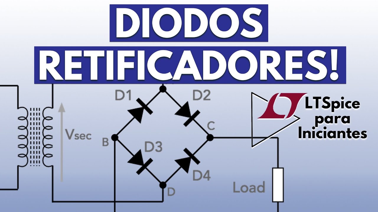Como Usar o Diodo Retificador Meia Onda e Onda Completa Simulação em LTSPice YouTube Como Usar o Diodo Retificador Meia Onda e Onda Completa Simulação em LTSPice YouTube