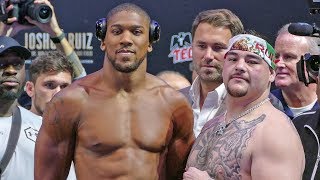 Anthony Joshua vs Andy Ruiz FULL WEIGH IN & FINAL FACE OFF | Matchroom Boxing USA