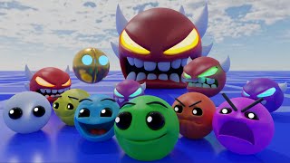 All Geometry Dash Difficulty Faces Animated screenshot 3