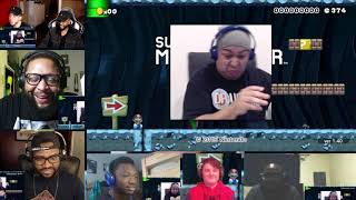 RAGE!!! TEARS!! AND FRUSTRATION!! [SUPER MARIO MAKER] [COMP #01] [REACTION MASH-UP]#1128