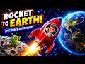 Rocket To Earth Adventure 🚀 Kids Space Journey | Fun Cartoon Animation for Children