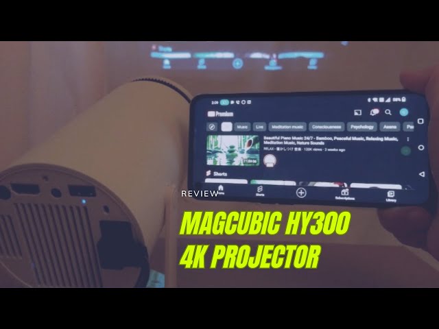 Mini Projector, Magcubic HY300 Auto Keystone Correction Portable Projector  