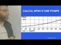 N122 comment calculer la npsh dune pompe