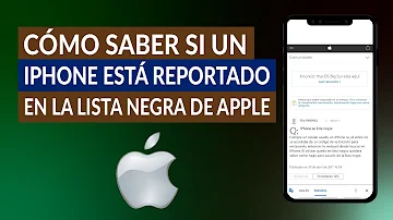 ¿Están los iphones robados en la lista negra?