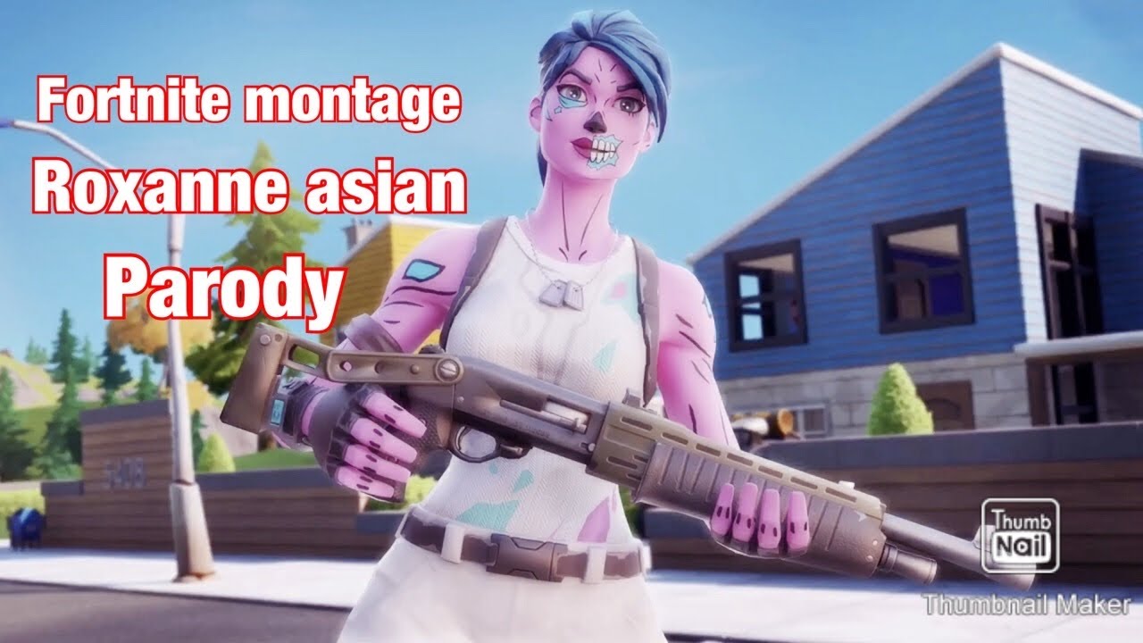 Fortnite Montage Roxanne (Asian parody)