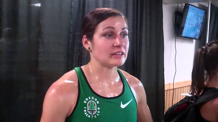 Bridget Franek after Making 2013 USATF Steeplechas...