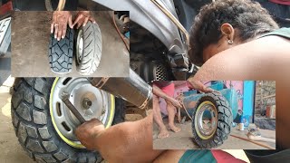 Activa 6G Rear Tyer Upgrade .