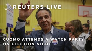 LIVE: Cuomo attends a watch party on election night | REUTERS