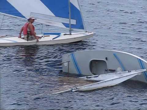 Girls Capsize Their Sailboat in Punta Gorda! - YouTube