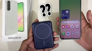 Does Samsung A56 support wireless charger?