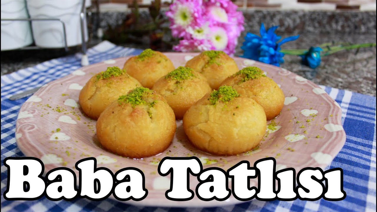 EVDE Kİ MAZEMELERLE ÇOK  PRATİK BABA TATLISI TARİFİ
