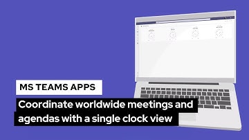 World Time Pro App for Microsoft Teams | Coordinate meetings across time zones with a world clock.