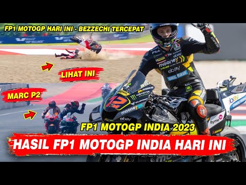 Hasil FP1 MotoGP India 2023 Hari ini🔥 FP1 MotoGP Hari ini - FP1 FP2 MotoGP india 2023
