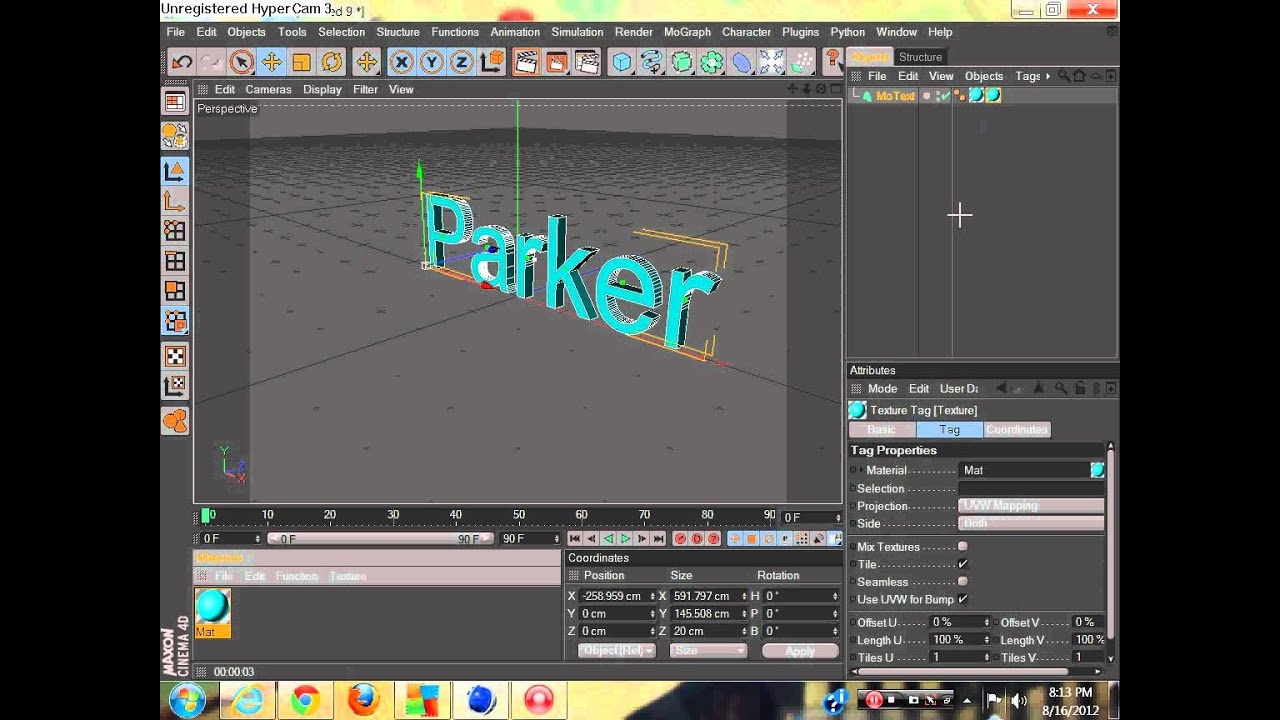 How TO Set Keyframes C4D - YouTube