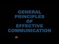 Principles and Ethics of Effective Communication