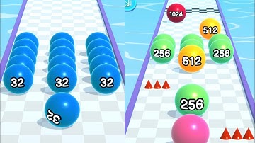 Ball Run 2048 Gameplay (iOS, Android) Level 317-319