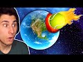 I Shot Earth With A Tennis Ball Going LIGHT SPEED!