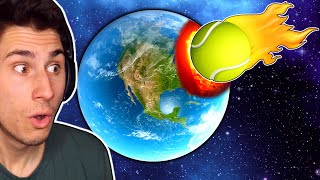 I Shot Earth With A Tennis Ball Going LIGHT SPEED!