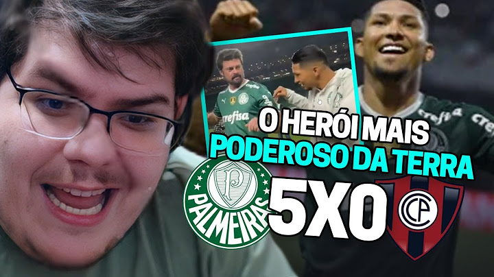 CASIMIRO REAGE: PALMEIRAS  5 X 0 CERRO PORTEÑO PELA LIBERTADORES 2022 | Cortes do Casimito