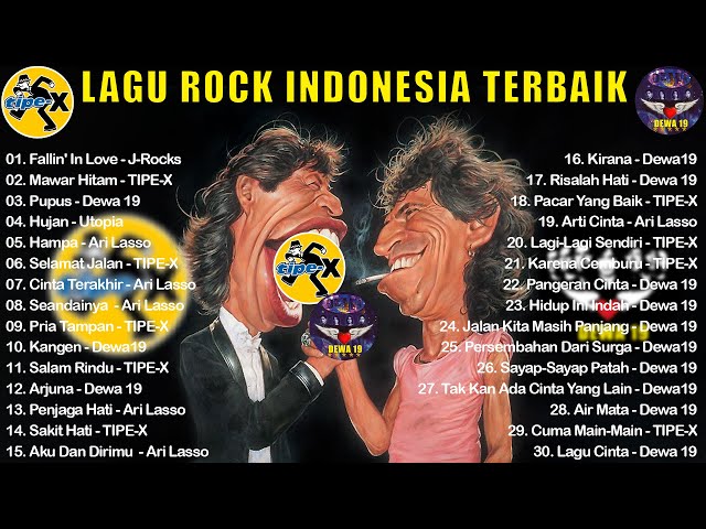Lagu Slow Rock Indonesia Populer Era '90-an | Selamat Jalan - Tipe-x | Pupus - Dewa 19 | J-Rocks class=
