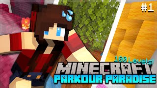 This Minecraft Parkour Map Looks TOO EASY...Parkour Paradise Ep 1