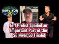 Jeff Probst Spoiled an Important Part of the Survivor 50 Finale!