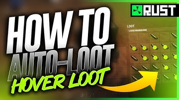 Rust | 🎁 How to loot fast? Hover Loot Trick