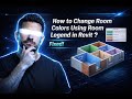 How to Change Room Colours Using Room Legend in Revit - Beginner Tutorial