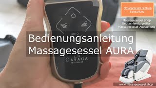 Casada Massagesessel AURA Bedienungsanleitung