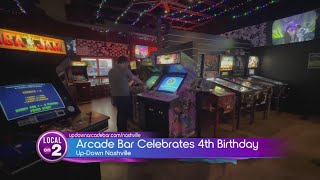 Up-Down Arcade Bar Celebrating 4 Years