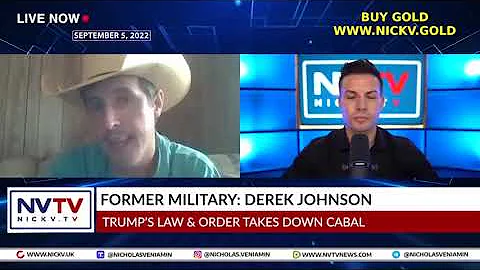 Former Military Derek Johnson with Nicholas Veniamin