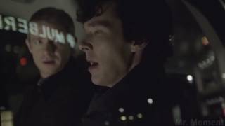 Разговор Шерлока и Ватсона в такси.