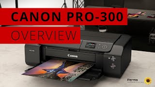 Canon PRO-300 Inkjet Printer Overview