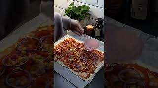 Lets make delicious pizza in 5 minutes shorts food pizza asmr