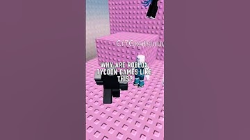 WHY are ROBLOX TYCOONS games like this? #shorts #fypシ