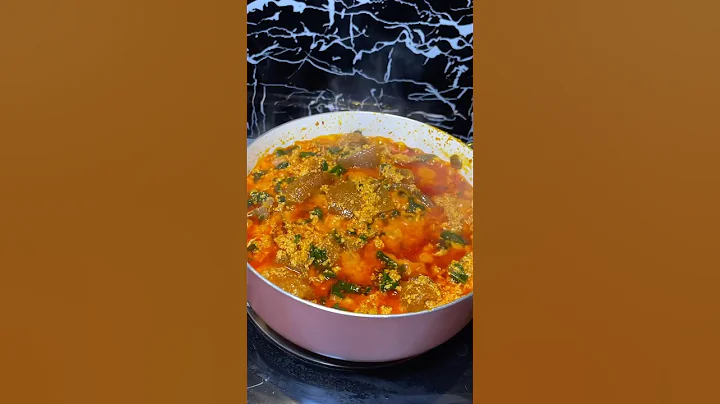 How to Make Egusi Soup | Quick & Easy Recipe! #egusisoup #nigerianfood #shorts #africancuisine #fufu