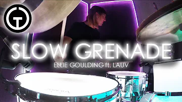 Slow Grenade - Ellie Goulding ft. Lauv (Light Up Drum Cover)