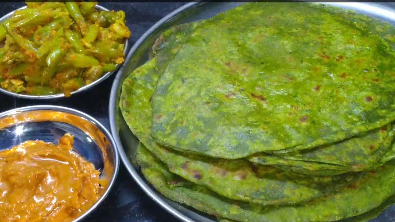 पालक पराठा रेसिपी || Tasty Palak paratha || Spinach Paratha recipe ...