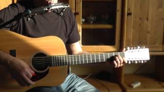 Knockin' on heaven's door - Bob Dylan (cover: harmonica/12-string guitar) chords