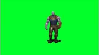 Thanos Attack - Avengers - Green Screen