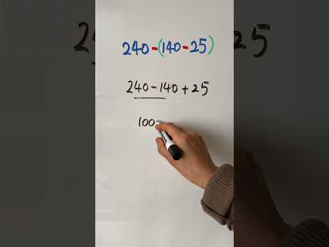 Video 240 - (140 -25) #maths #math#mathematics - youtube