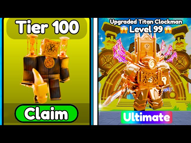 New UPDATE 🤩 Is HERE! Got ULIMATE CLOCK? 😎 - Roblox Toilet Tower Defense class=